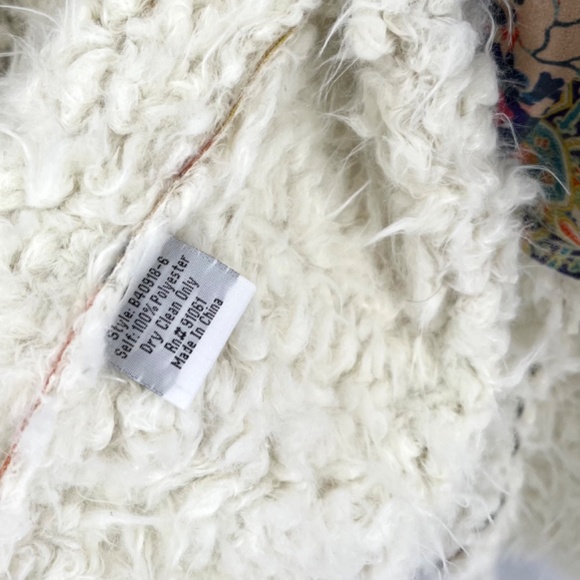 NWT Johnny Was Biya Multicolor Floral Drammen Suede Mid-Length Coat - Picture 13 of 14